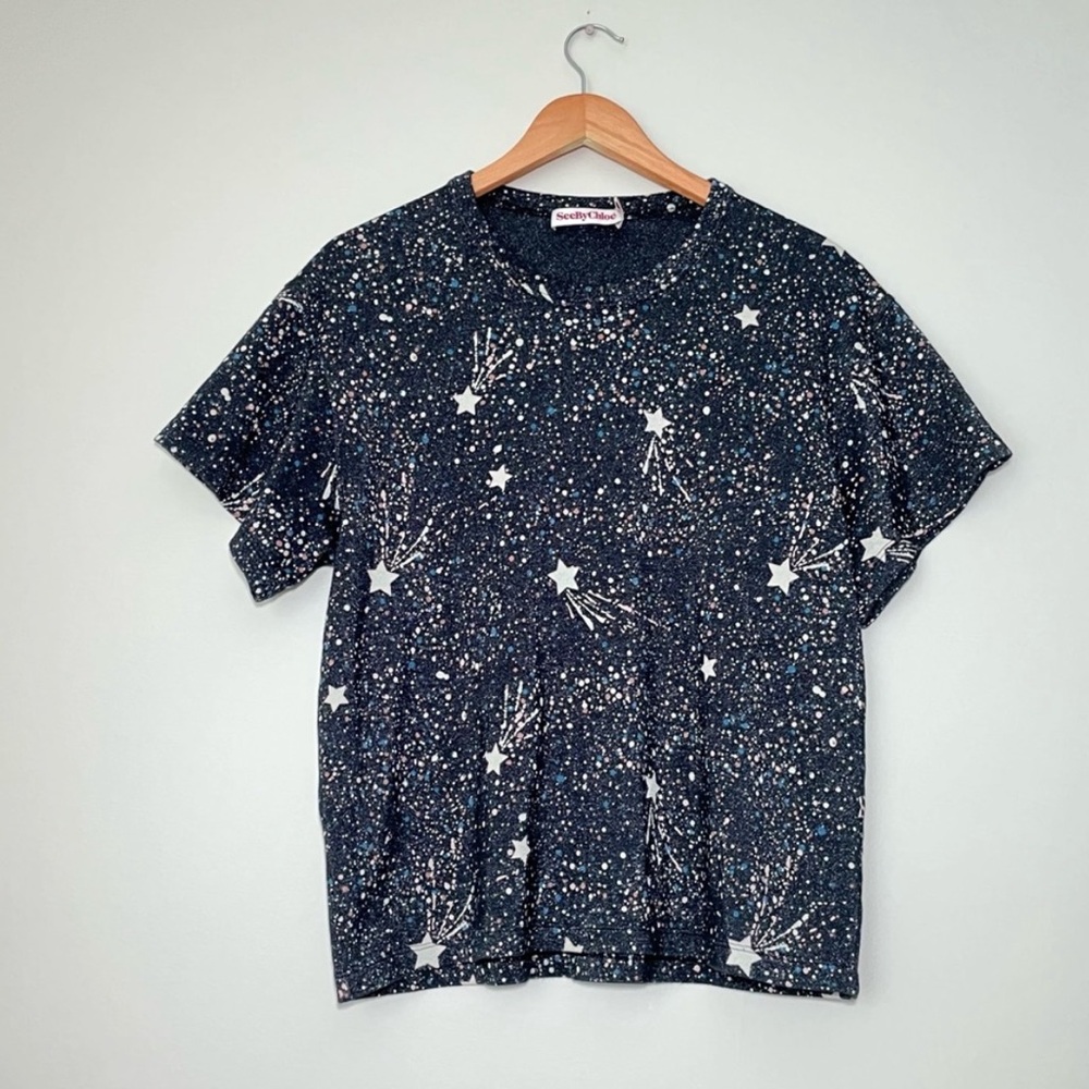 See By Chloe Shooting Stars and Universe Tee